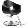 Darby Elegant Styling Chair with Heavy-Duty Hydraulic Pump / Black by HANS Equipment