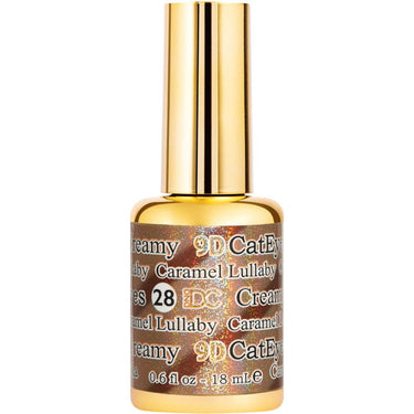 DC 9D Cat Eye Gel Creamy #28 Caramel Lullaby / 0.6 fl. oz. - 18 mL.