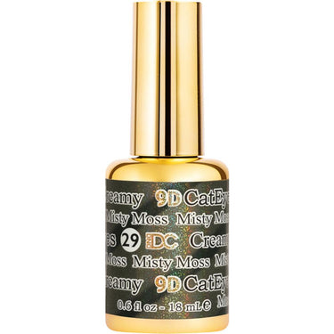 DC 9D Cat Eye Gel Creamy #29 Misty Moss / 0.6 fl. oz. - 18 mL.