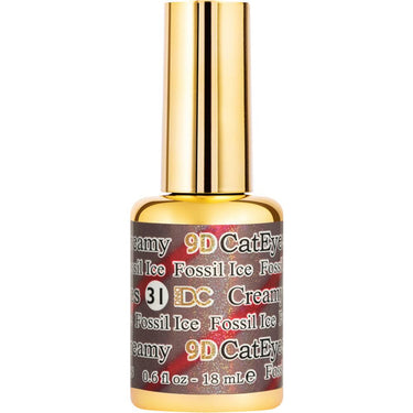 DC 9D Cat Eye Gel Creamy #31 Fossil Ice / 0.6 fl. oz. - 18 mL.