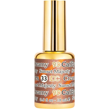 DC 9D Cat Eye Gel Creamy #33 Sunset Majesty / 0.6 fl. oz. - 18 mL.