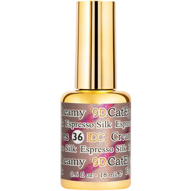 DC 9D Cat Eye Gel Creamy #36 Espresso Silk / 0.6 fl. oz. - 18 mL.
