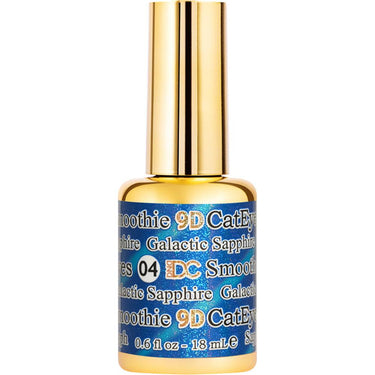 DC 9D Cat Eye Gel Smoothie #04 Galactic Sapphire / 0.6 fl. oz. - 18 mL.