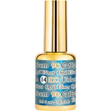 DC 9D Cat Eye Gel Unicorn #14 Opal Elixir / 0.6 fl. oz. - 18 mL.