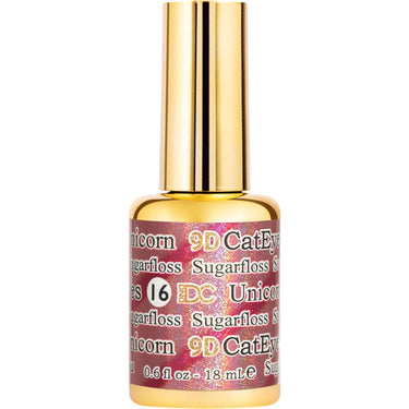 DC 9D Cat Eye Gel Unicorn #16 Sugar Floss / 0.6 fl. oz. - 18 mL.