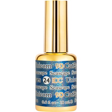DC 9D Cat Eye Gel Unicorn #24 Seascape / 0.6 fl. oz. - 18 mL.