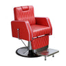 Deco Carnegie Barber Chair - Red by Deco Salon Furniture