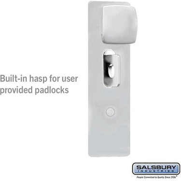 Decorative Padlock Hasp - Replacement Hasp by Salsbury – Silver by Salsbury