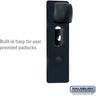 Decorative Padlock Hasp - Replacement Hasp by Salsbury – Black by Salsbury