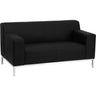 Def Series Reception Love Seat / Black by BIGA
