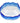 Deluxe Glass Manicure Bowl - Blue Rim