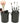 Deluxe Leather Cosmetic / Nail Brush Holder - Black - Each