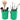 Deluxe Leather Cosmetic / Nail Brush Holder - Green - Each
