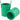Deluxe Leather Cosmetic / Nail Brush Holder - Green - Each