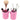 Deluxe Leather Cosmetic / Nail Brush Holder - Pink - Each