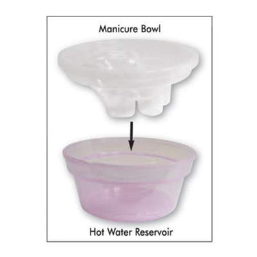 Deluxe Manicure Soaker Bowl by DL Pro