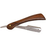 Deluxe Wood Handle Straight Razor by Scalpmaster