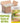 Demer Deluxe 4-in-1 Pedi-in-a-Box - TROPICAL / Pedi Bomb + Organic Sugar Scrub + Collagen Mask + Shea Butter Massage Cream / Case of 60 Sets