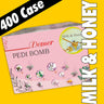 Demer Fizzy Pedi Bomb - Case/400 Tablets - Milk Honey