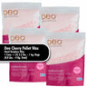 Deo Professional Cherry Pellet Wax Beads - Hard Stripless Wax / 1 Case = (4) 2.2 lbs. - 1 kg. Bags = 8.8 Lbs. - 4 Kg.