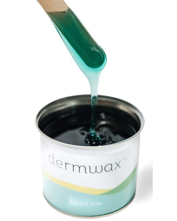 Dermwax Avocado Clear Green Liquid Soft Wax from Italy / Case of (12) 14 oz. Cans by Dermwax