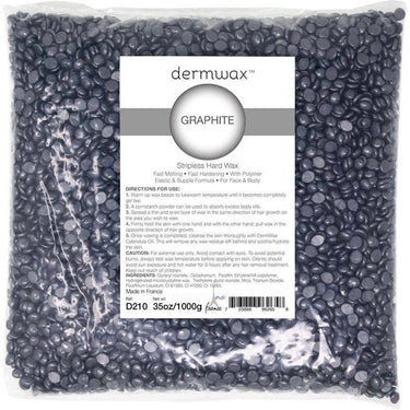 Dermwax - Black Onyx - Stripless Hard Wax Beads / 2.2 Lb. Bags / Case of 4 Bags = 8.75 Lbs. Total by Dermwax