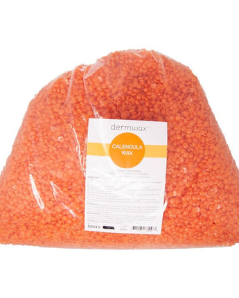 Dermwax Calendula Orange Organic Wax / Hard Wax Beads / 10 Lb. Bag