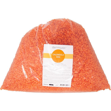 Dermwax Calendula Orange Organic Wax / Hard Wax Beads / 60 Lb. Bag