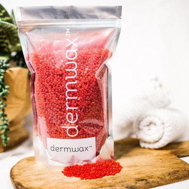 Dermwax California Red Wax / Hard Wax Beads / 10 Lb. Bag