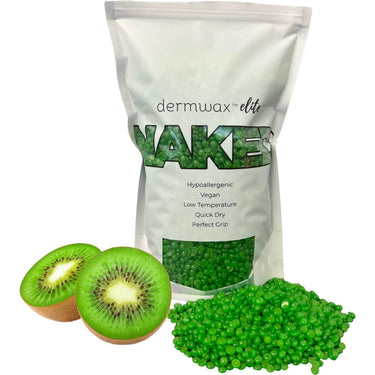 Dermwax Elite NAKED Sparkle Kiwi Hard Wax Beads / Stripless Hard Wax / 10 Lbs.