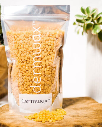 Dermwax - Liq Gold - Stripless Hard Wax Beads / 28 oz. Bag / Case of 4 Bags = 112 oz. Total by Dermwax