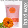 Dermwax Organic Calendula - Natura Wax Beads / Stripless Hard Wax / 1.76 lbs.- 800 Grams per Bag - Case of 4 Bags = 7.04 Lbs. Total