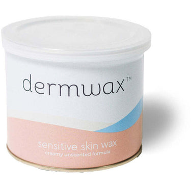 Dermwax Pearl Creamy White Metallic Titanium Soft Wax from Italy / Case of (12) 14 oz. Cans by Dermwax