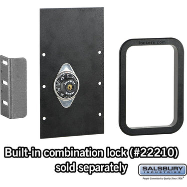 Designer Wood Locker Replacement Lock Conversion Kit - for Built-in Combination Locks (Lock not included) by Salsbury – Default Title by Salsbury (view 2)