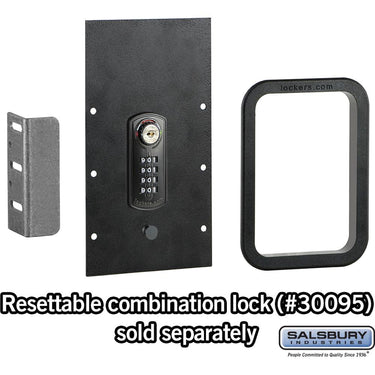 Designer Wood Locker Replacement Lock Conversion Kit - for Resettable Combination Locks (Lock not included) by Salsbury – Default Title by Salsbury (view 2)