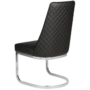 Diamond Customer Chair / Non-Rolling / Available in Black, Chocolate, Khaki, or Gray by Whale Spa