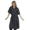 Diamond Technical Big Kimono / 43"L Black / Silkarah Fabric