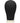 Diane 22" Black Canvas Mannequin Head