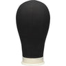 Diane 22" Black Canvas Mannequin Head