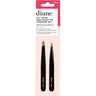 Diane 3.75" Point & Slant & Tip Tweezer Set