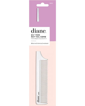 Diane 8.25" Thin Rat Tail Comb