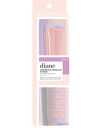 Diane Assorted Comb Set / 6 Pack