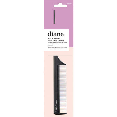 Diane Carbon Rat Tail Comb 8"