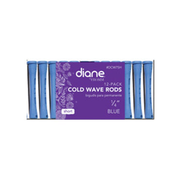 Diane - Cold Wave Rod - 1/4" Short Perm Rod / 12 Pack