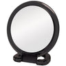 Diane Dual Sided Handheld Mirror - Black - 1X and 3X Magnification / 6" x 10"
