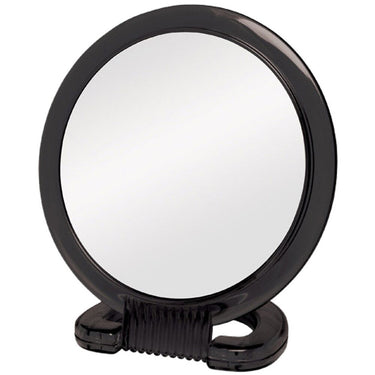 Diane Dual Sided Handheld Mirror - Black - 1X and 3X Magnification / 6" x 10"