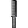 Diane Flat Top Comb - Black 8"