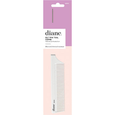 Diane Heat-Resistant & Static-Free White 8" Pin Tail