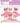 Diane Large Butterfly Clamps / 6 Pack (Pink)