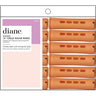 Diane Long Cold Wave Perm Rods - Tangerine 3/4" / 12 Pack